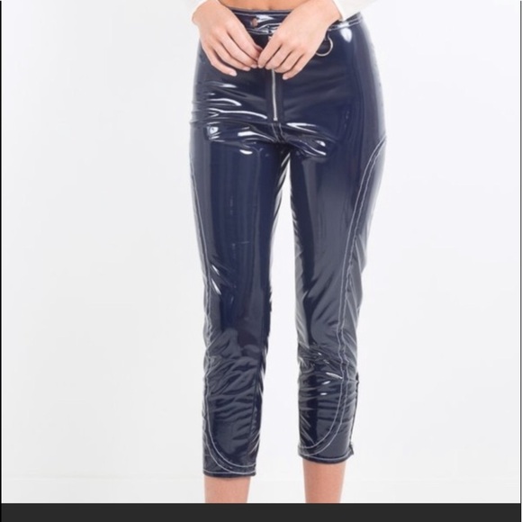 NWOT For Love and Lemons Idol Vinyl Pants Medium - Picture 6 of 15